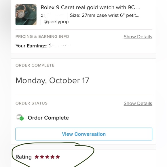 Poshmark 5 star suggested seller: see my high end designer items sales/ ratings - Picture 2 of 15